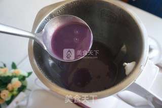 紫薯糯米糊的做法步骤:5