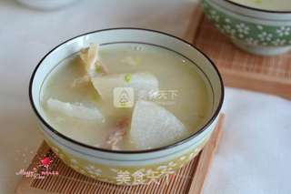 白萝卜鸭架汤的做法步骤:9