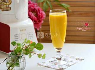 南瓜玉米汁的做法步骤:6