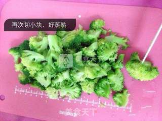 婴儿宝宝辅食——西兰花泥米糊的做法步骤:4