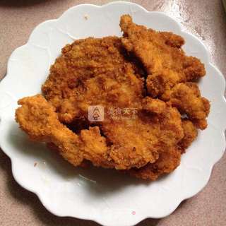 香酥猪排的做法步骤:6