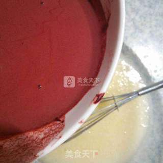 红丝绒蛋糕的做法步骤:4