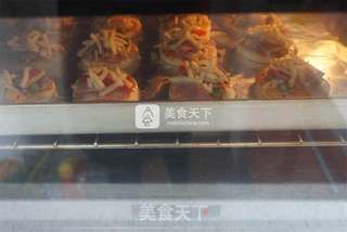 #ACA烘焙明星大赛#迷你披萨的做法步骤:14