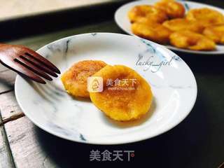 香煎南瓜饼的做法步骤:7