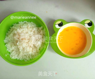 儿童蛋炒饭的做法步骤:3