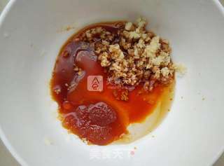菠菜拌蚬子的做法步骤:6