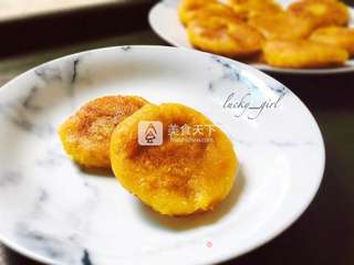 香煎南瓜饼的做法步骤:8