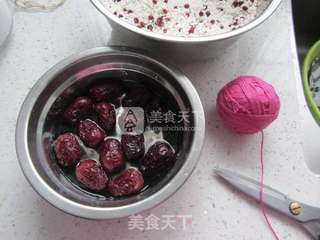 红豆枣子粽的做法步骤:6
