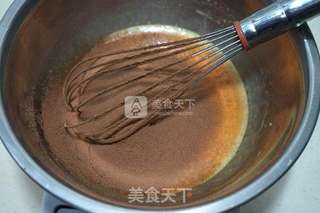 #ACA烘焙明星大赛#可可奶油果仁蛋糕的做法步骤:5