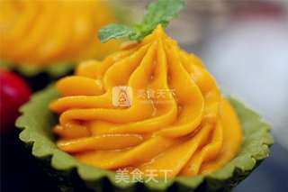 #ACA烘焙明星大赛#抹茶南瓜塔的做法步骤:23