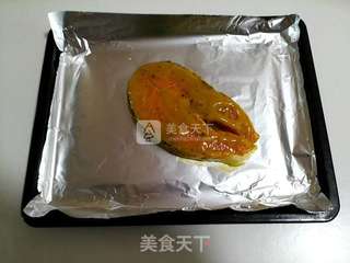 咖喱三文鱼焗寿司的做法步骤:6