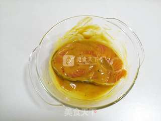 咖喱三文鱼焗寿司的做法步骤:5