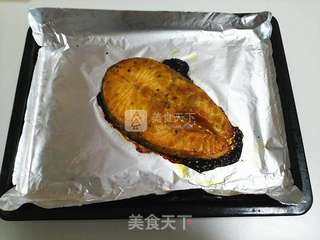 咖喱三文鱼焗寿司的做法步骤:7