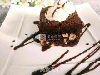 #ACA烘焙明星大赛#巧克力布朗尼的做法步骤：8