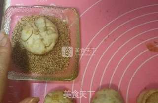 #ACA烘焙明星大赛#芝麻火烧的做法步骤:20