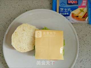 ＃ACA烘焙明星大赛＃汤种芝士火腿餐包（中筋粉）的做法步骤：9