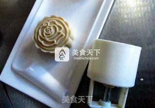 ##ACA烘焙明星大赛#玫瑰莲子糕的做法图解14
