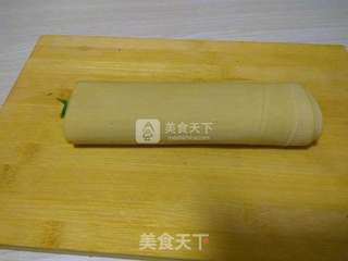 #ACA烘焙明星大赛#风味烤干豆腐卷的做法步骤:6