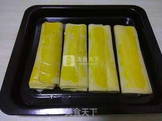 #ACA烘焙明星大赛#风味烤干豆腐卷的做法步骤:7