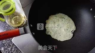 菠菜鸡蛋煎饼的做法步骤:4