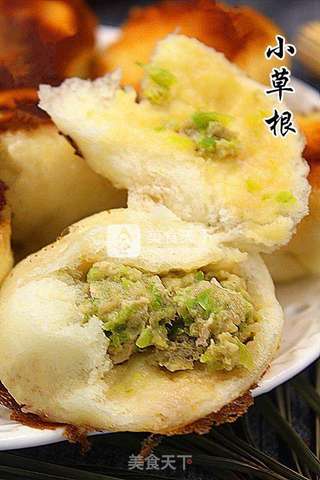 #ACA烘焙明星大赛 # 青椒馅水煎包的做法步骤:15