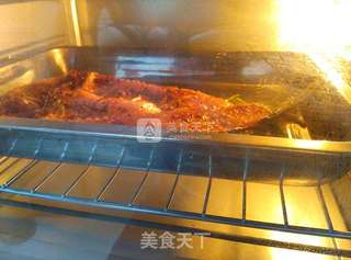 #ACA烘焙明星大赛#【川味香辣烤鱼】的做法步骤:6