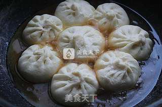 #ACA烘焙明星大赛 # 青椒馅水煎包的做法步骤:12