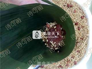 咸味花生肉粽的做法步骤:10