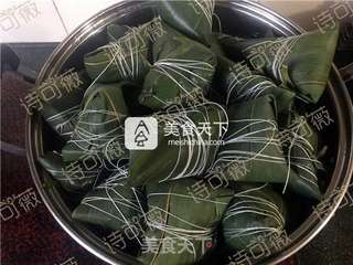 咸味花生肉粽的做法步骤:13