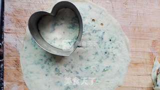 菠菜鸡蛋煎饼的做法步骤:5