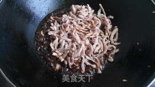 京酱肉丝的做法步骤:7
