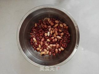 #信任之美#红豆红枣花生米糊的做法步骤:3