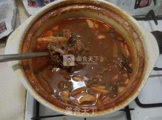 酸辣牛肉浓汤的做法步骤：13