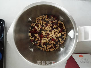 #信任之美#红豆红枣花生米糊的做法步骤:7