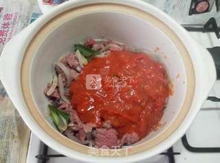 酸辣牛肉浓汤的做法步骤：9