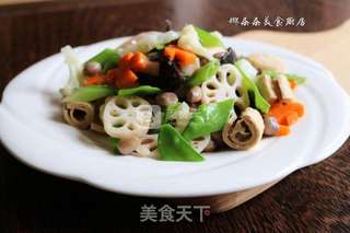 夏日低脂减肥菜 素什锦的做法步骤:16