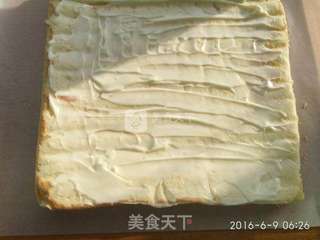#ACA烘焙明星大赛#肉松蛋糕卷的做法步骤:16