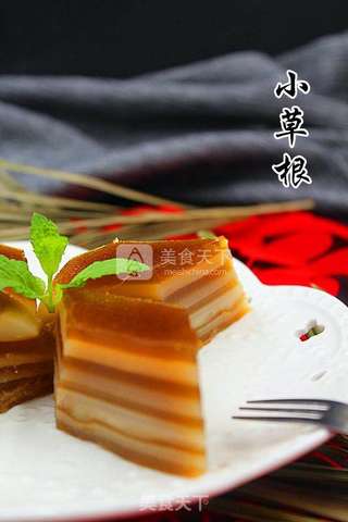 椰汁红糖马蹄糕的做法步骤:15