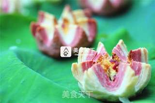 #ACA烘焙明星大赛#荷花酥的做法步骤:31