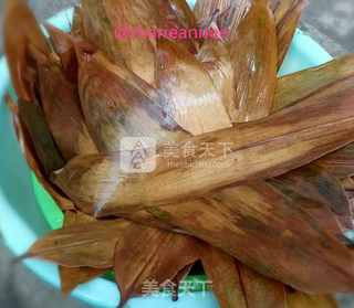 咸肉粽子的做法步骤:6