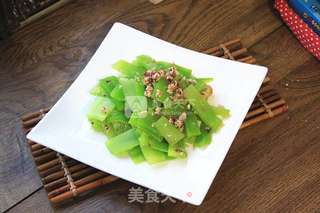 简单三种食材打造夏季开胃凉菜---凉拌莴苣的做法步骤:8
