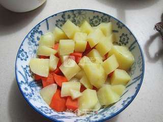 咖喱鸡翅饭的做法步骤:3