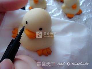 #ACA烘焙明星大赛#小黄鸭烧果子的做法步骤:16