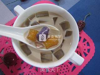 奶茶白凉粉的做法步骤:12