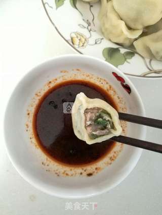 猪肉苦菜馅儿饺子的做法步骤:11