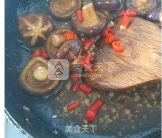 香菇油菜的做法步骤:8