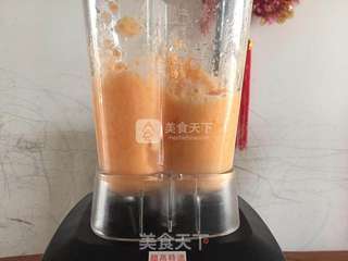 夏季饮品-胡萝卜雪梨汁的做法步骤：3