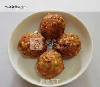 糯米狮子头的做法步骤:7