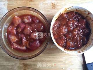 双味牙签肉(蜜汁版&蒜香辣味版)的做法步骤:6