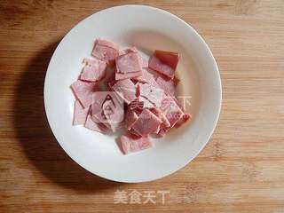 培根炒意面的做法步骤:2